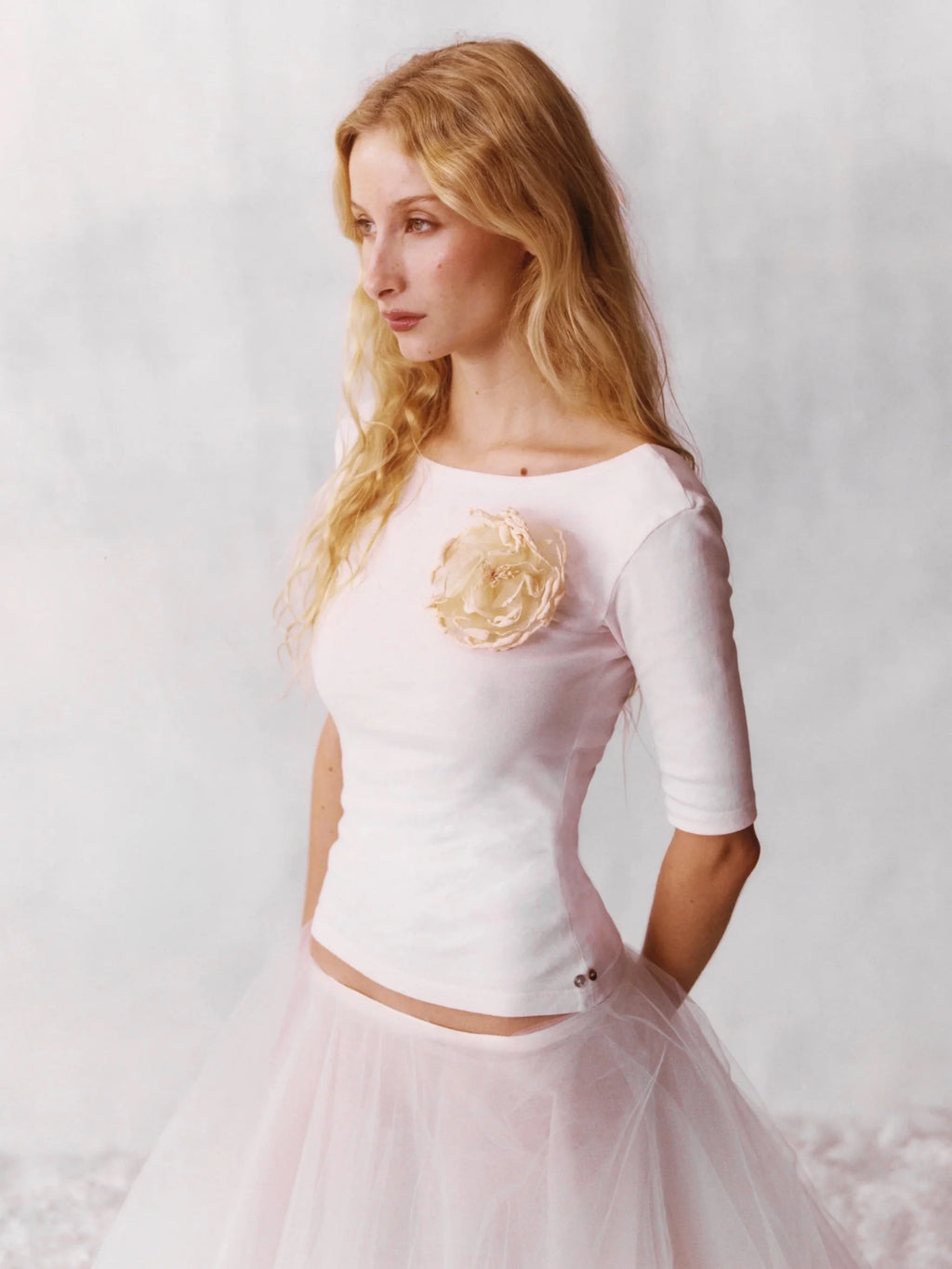 Cleo Tee - Shell