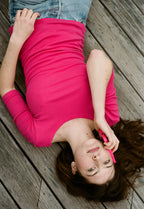 Cleo Tee - Hot Pink